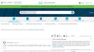 
                            6. Can a RVL200 connect to BEEVPN with thi... - Cisco Community