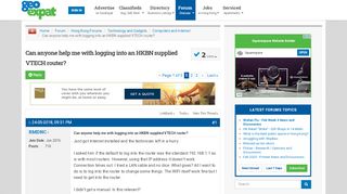 
                            11. Can anyone help me with logging into an HKBN supplied ...