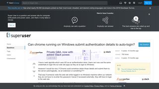 
                            5. Can chrome running on Windows submit authentication details to ...