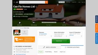 
                            9. Can Fin Homes Ltd - Home Loans in Kumbakonam - Justdial