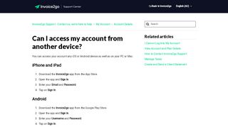 
                            11. Can I access my account from another device? – Invoice2go Support ...