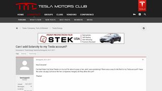 
                            12. Can I add Solarcity to my Tesla account? | Tesla Motors Club