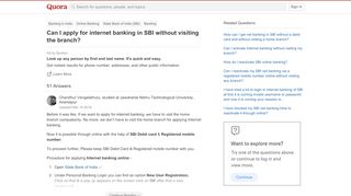 
                            4. Can I apply for internet banking in SBI without visiting the ...