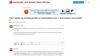 
                            10. Can i delete my existing profile on ustraveldocs.com ? And create ...