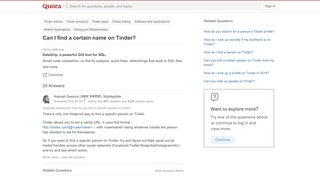 
                            3. Can I find a certain name on Tinder? - Quora