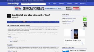 
                            12. Can I install and play Minecraft offline? - Minecraft Answers for PC ...