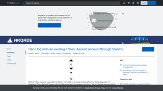 
                            11. Can I log onto an existing Tribes: Ascend account through Steam ...