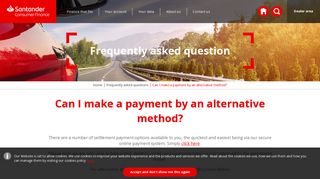 
                            10. Can I make a payment by an alternative method? – Santander ...