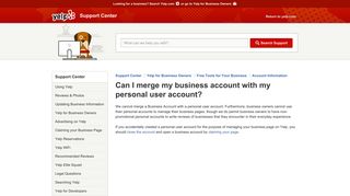 
                            4. Can I merge my business account with my personal user account ...