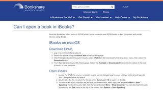 
                            13. Can I open a book in iBooks? | Bookshare