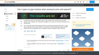 
                            1. Can I open a Login window when someone joins wifi network? - Stack ...