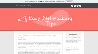 
                            12. Can I Recover the Lost Password for OOMA Login Access? | mysite
