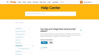 
                            7. Can I sign up via email? - Chegg Study Chegg Study