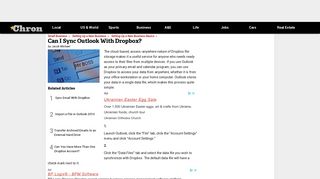 
                            12. Can I Sync Outlook With Dropbox? | Chron.com