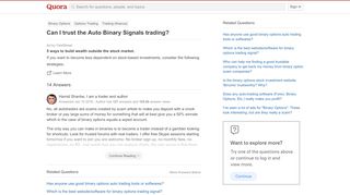 
                            13. Can I trust the Auto Binary Signals trading? - Quora