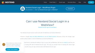 
                            9. Can I use Nextend Social Login in a WebView? – Nextend Social ...