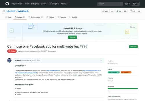 
                            3. Can I use one Facebook app for multi websites · Issue #795 ...