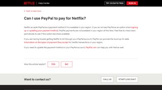 
                            4. Can I use PayPal to pay for Netflix? - Netflix Help Center