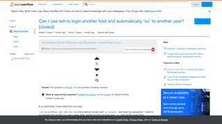 
                            7. Can I use ssh to login another host and automatically 