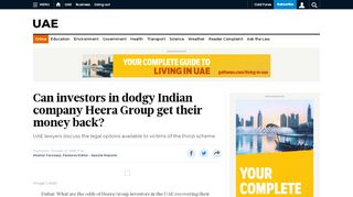 
                            10. Can investors in dodgy Indian company Heera Group get their ...