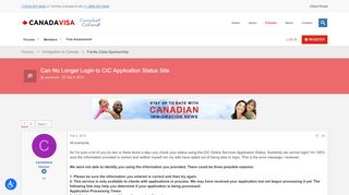 
                            7. Can No Longer Login to CIC Application Status Site - ...