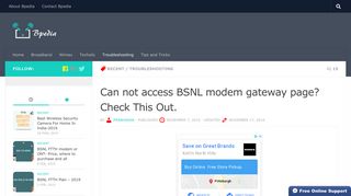 
                            4. Can not access BSNL modem gateway page? Check This Out.