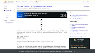 
                            9. Can not connect to mysql database [strato] - Stack Overflow
