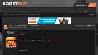 
                            3. Can not log in Clashbot with my account - Archives - BoostBot ...