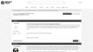 
                            5. Can not login to Ubisoft Account Management Website - Ubisoft Forums