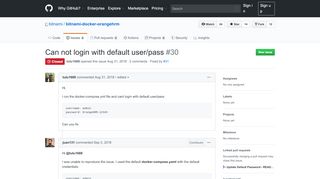 
                            5. Can not login with default user/pass · Issue #30 · bitnami ...