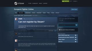 
                            3. Can not register by Steam? :: Dungeon Fighter Online General ...