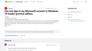 
                            4. Can not sign in my Microsoft account in Windows 10 Insider preview ...