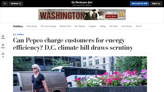 
                            11. Can Pepco charge customers for energy efficiency? D.C. climate bill ...