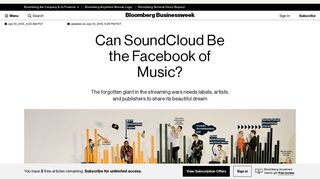 
                            12. Can SoundCloud Be the Facebook of Music? - Bloomberg