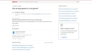 
                            8. Can we install games in Jio? - Quora