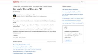
                            13. Can we play Clash of Clans on a PC? - Quora
