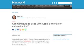 
                            12. Can Windows be used with Apple's two-factor authentication ...
