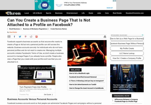 
                            6. Can You Create a Business Page That Is Not Attached to a Profile on