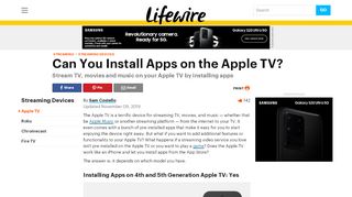 
                            4. Can You Install Apps on the Apple TV? - Lifewire
