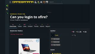 
                            6. Can you login to xfire? | GameBanana Forum Threads