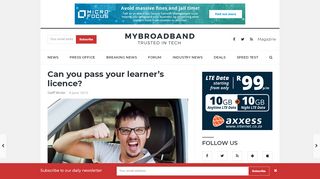 
                            11. Can you pass your learner's licence? - MyBroadband