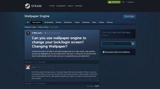 
                            5. Can you use wallpaper engine to change your lock/login screen ...