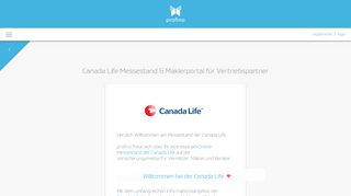 
                            10. Canada Life Messestand & Maklerportal für Vertriebspartner - profino