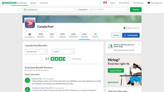
                            11. Canada Post Employee Benefits and Perks | Glassdoor.ca
