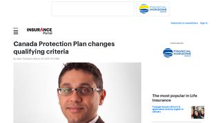 
                            10. Canada Protection Plan changes qualifying criteria - The Insurance ...