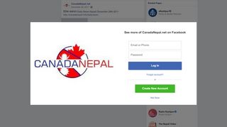 
                            2. CanadaNepal.net - दैनिक समाचार Daily News Nepali December ...