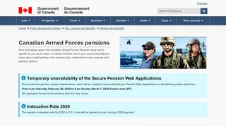 
                            8. Canadian Armed Forces Pension - Canada.ca