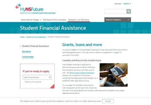 
                            8. Canadian + Nova Scotia Student Loans | Grants | Higher Education