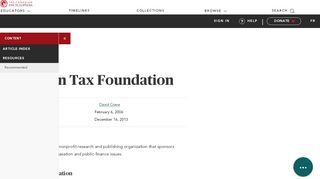 
                            7. Canadian Tax Foundation | The Canadian Encyclopedia