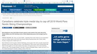 
                            13. Canadians celebrate triple medal day to cap off 2019 World Para ...